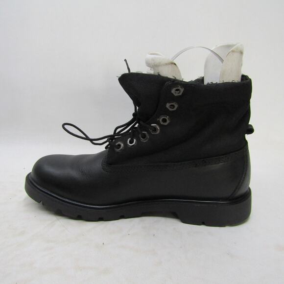Timberland Mens Size 7.5 M Black Leather Lace Up Ankle Casual Shoes main image 5